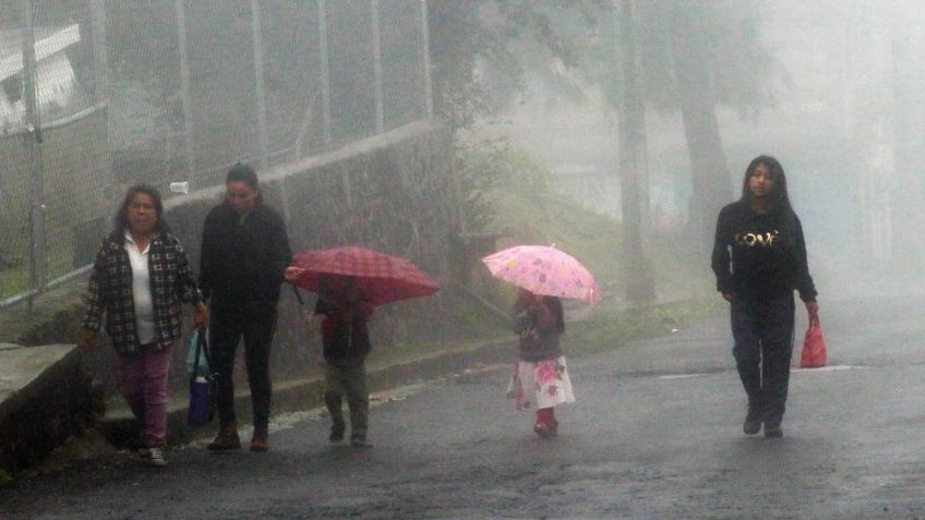 Clima en México: Frente Frío Número 6 provocará fuertes lluvias este 13 de octubre