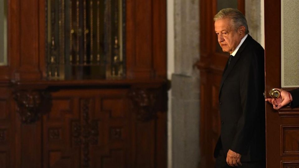 El presidente López Obrador desde la conferencia matutina. Foto: Guillermo O’Gam