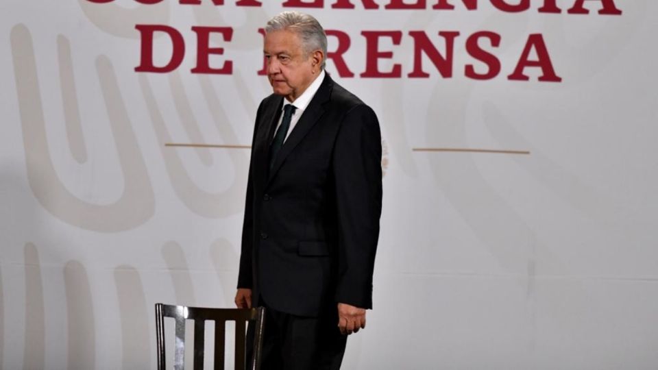 El presidente López Obrador desde la conferencia matutina. Foto: Guillermo O’Gam