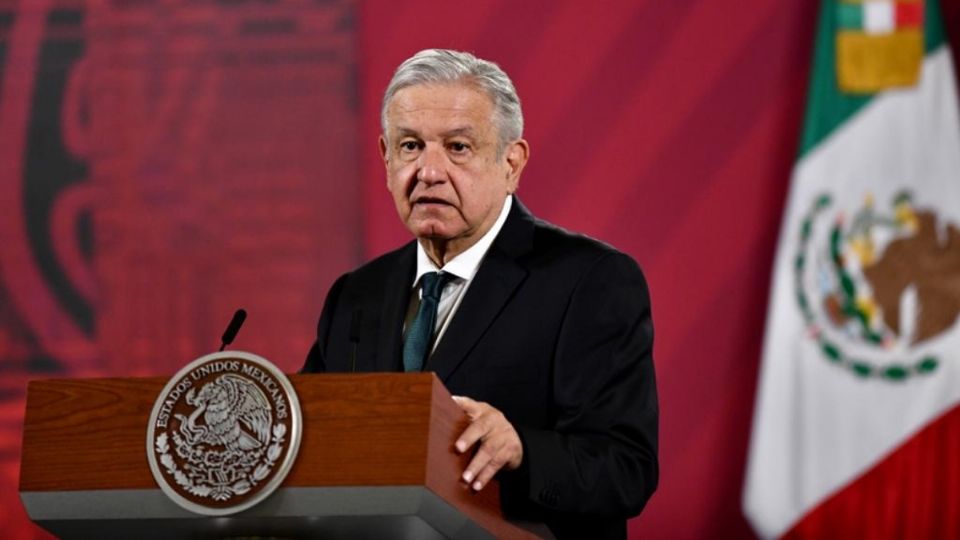 El presidente López Obrador desde la conferencia matutina. Foto: Guillermo O’Gam