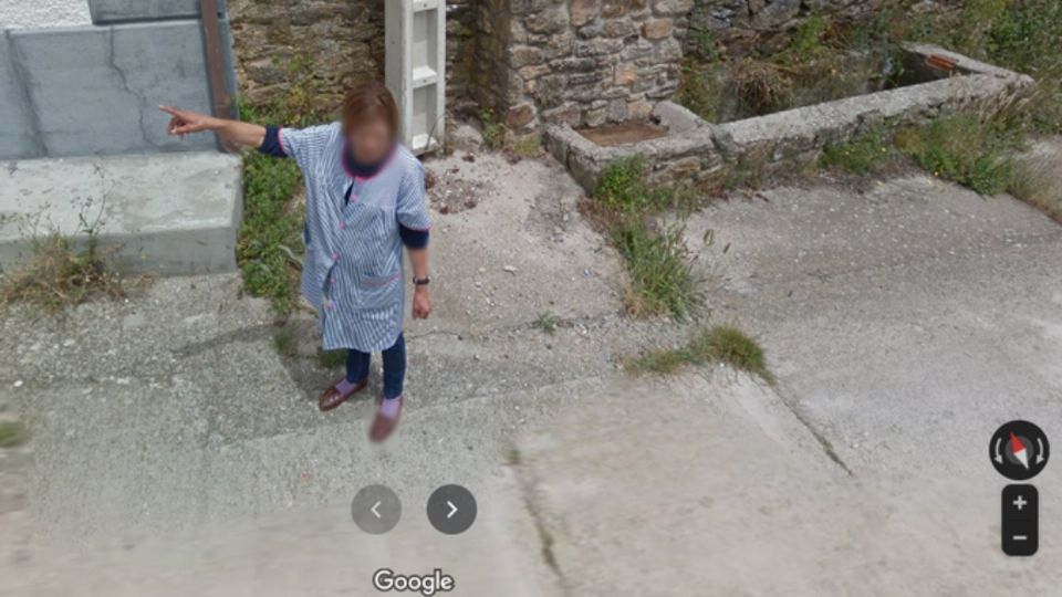 La imagen se volvió viral debido a la singular 'ironía' que presenta. FOTO: Google Street View