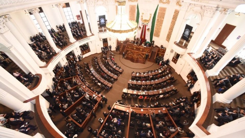 Sesión del pleno del Congreso de la Ciudad de México.