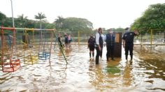 Autoridades atienden inundaciones en Mérida a una semana del paso de "Delta"