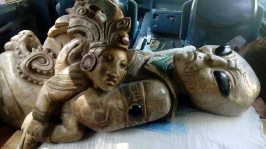 ¡Fake News! NO encontraron figuras “extraterrestres” en excavaciones del tren Maya