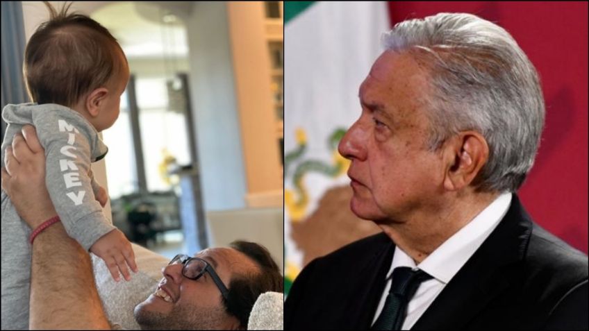 FOTO: Nieto de AMLO es su fan número 1; está atento a sus videos