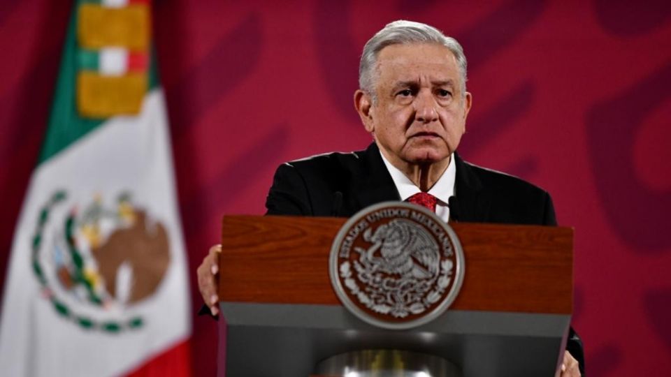 El presidente López Obrador desde la conferencia matutina. Foto: Guillermo O’Gam