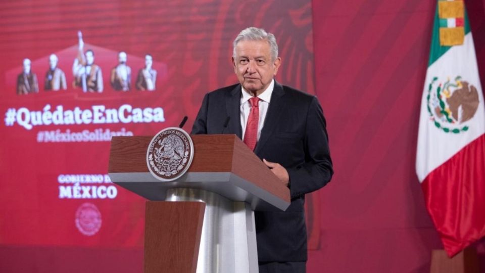 El presidente López Obrador desde La Mañanera. Foto: Presidencia