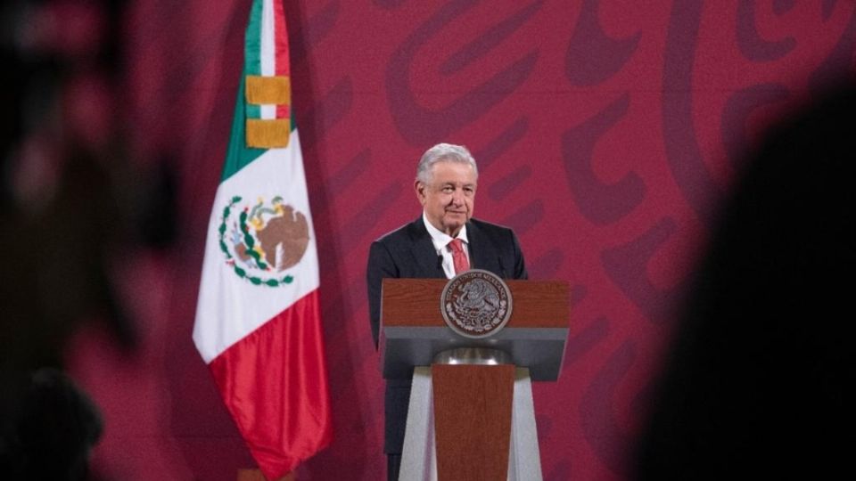 El presidente López Obrador desde Palacio Nacional. Foto: Presidencia