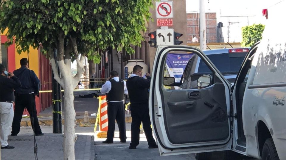 Casquillos de arma corta fueron encontrados en el lugar del ataque.