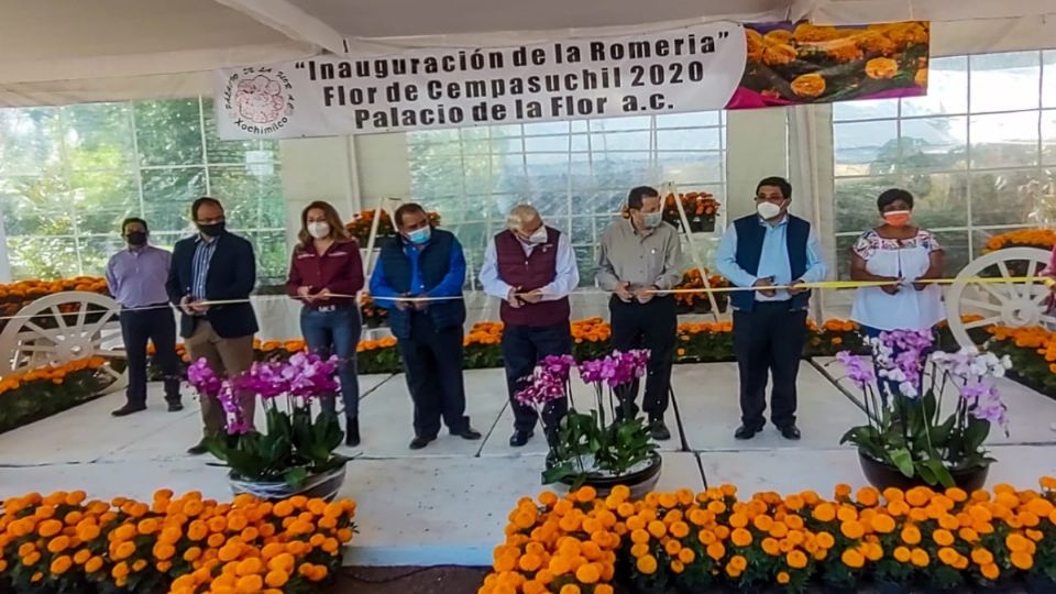 Esta apertura de la romería Flor de Cempasúchil 2020 es un factor que ayuda a reactivar la economía Foto: Especial