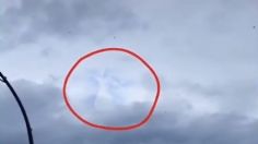 VIDEO: ¿Un demonio en las nubes? Se viraliza extraña figura humana en el cielo