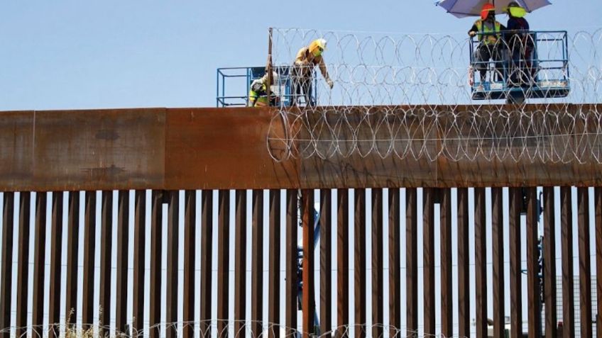 ¿Cuántos kilómetros se han construido del muro de Donald Trump en la frontera con México?