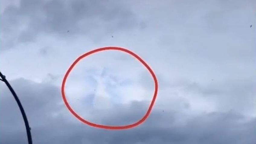 VIDEO: ¿Un demonio en las nubes? Se viraliza extraña figura humana en el cielo