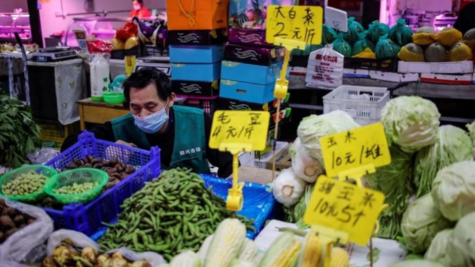 Imagen de un mecado en China. Foto: EFE