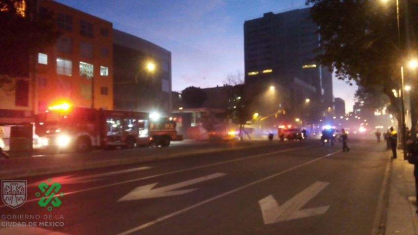 Reporte Vial CDMX: Circulación cerrada en Arcos de Belén por incendio