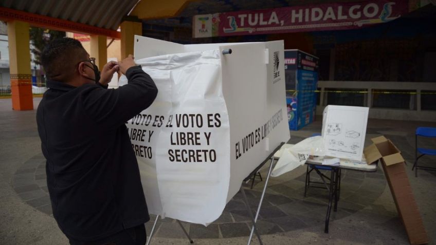 Inicia jornada electoral en Hidalgo