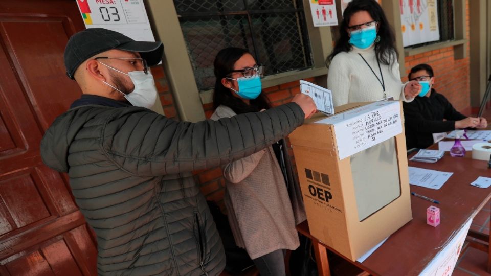 Así se llevan a cabo las elecciones en Bolivias. Foto: EFE