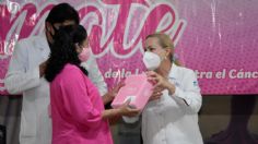 Entrega prótesis a sobrevivientes de cáncer de mama en Tamaulipas