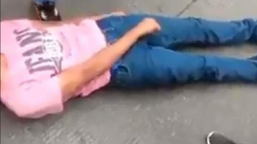 VIDEO VIRAL: Propinan golpiza a presunto ladrón en Coacalco, “apenas me robaste” le dice ciudadano