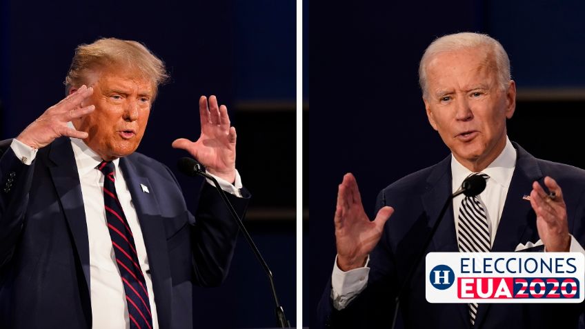 Silenciarán micrófonos de Donald Trump y Joe Biden en el próximo debate presidencial