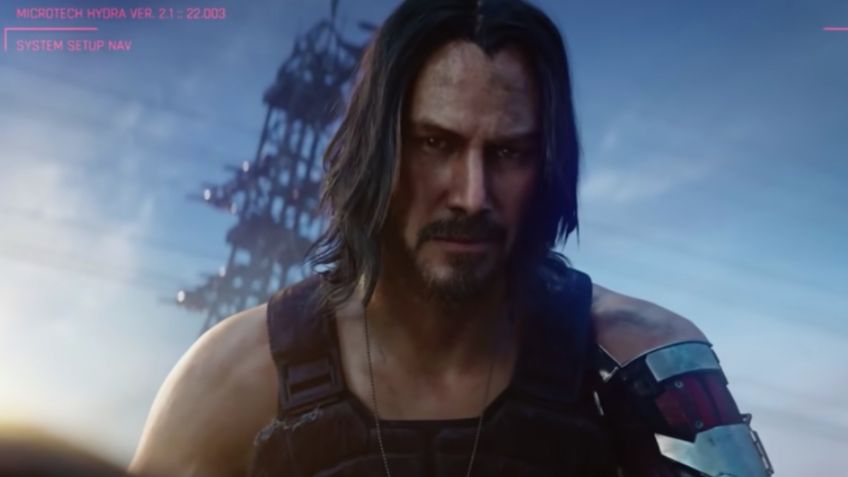 Keanu Reeves nos recuerda que falta un mes para Cyberpunk 2077: VIDEO