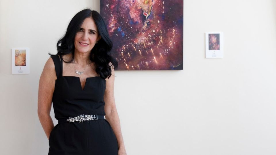 'Desde niña tenía fascinación por las artes, hacía collages reutilizando materiales', dice Rosi Calderón. Foto: Cortesía