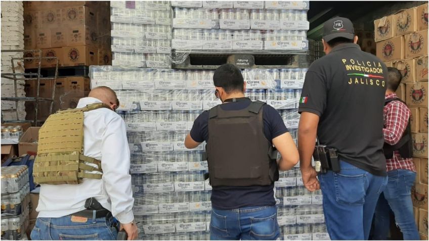 ¡Recuperan valioso botín en cervezas!