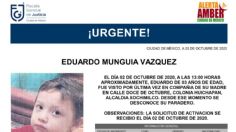 Alerta Amber: Eduardo Munguía desapareció hace 20 días en Xochimilco, ¿lo has visto?