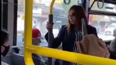 VIDEO VIRAL: Mujer escupe en la cara a pasajero, en venganza la avienta del camión