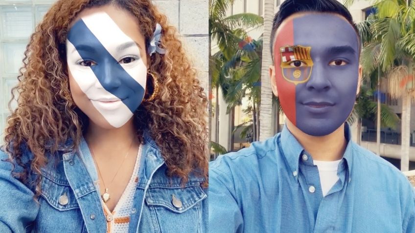 Snapchat lanza lentes especiales para celebrar "El Clásico"  Barcelona vs Real Madrid