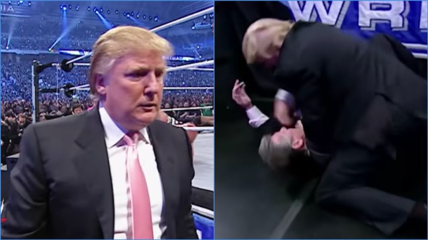 La vez que Donald Trump participó en la WWE y apostó su cabellera: VIDEO