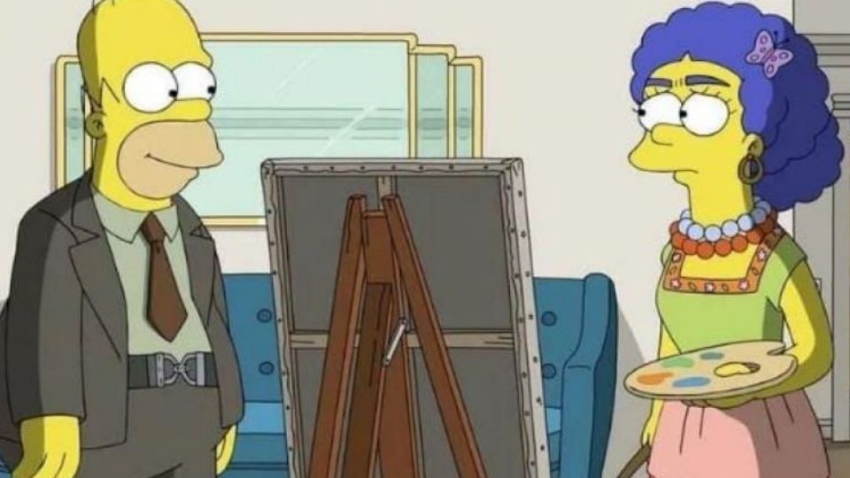 Homero y Marge le dan vida a dos famosos artistas de origen mexicano. Foto: FOX