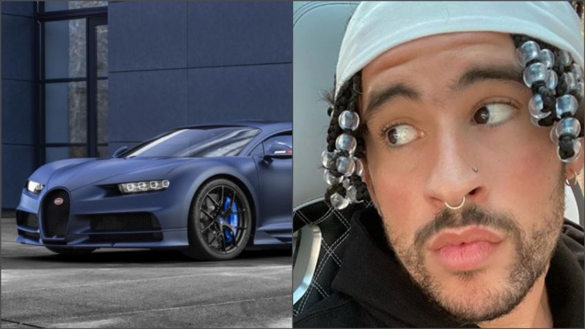 Bad Bunny presume su lujoso auto Bugatti de 2.5 millones de euros: FOTOS