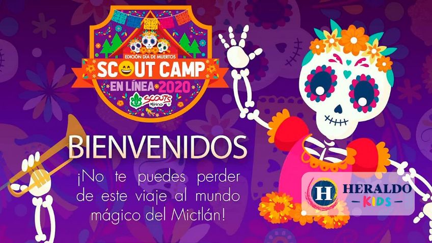 Scouts de México celebra el Día de Muertos con un campamento en línea ¡inscríbete!