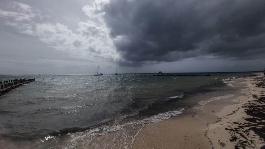 Así GOLPEA el Huracán "Zeta" a Playa del Carmen, Quintana Roo: VIDEO