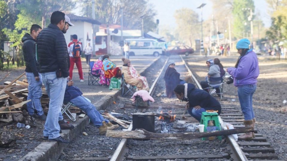 PUNTOS. Chihuahua y Michoacán registran la mayor cantidad
de días con manifestaciones que impiden el paso al ferrocarril. Foto: Cuartoscuro