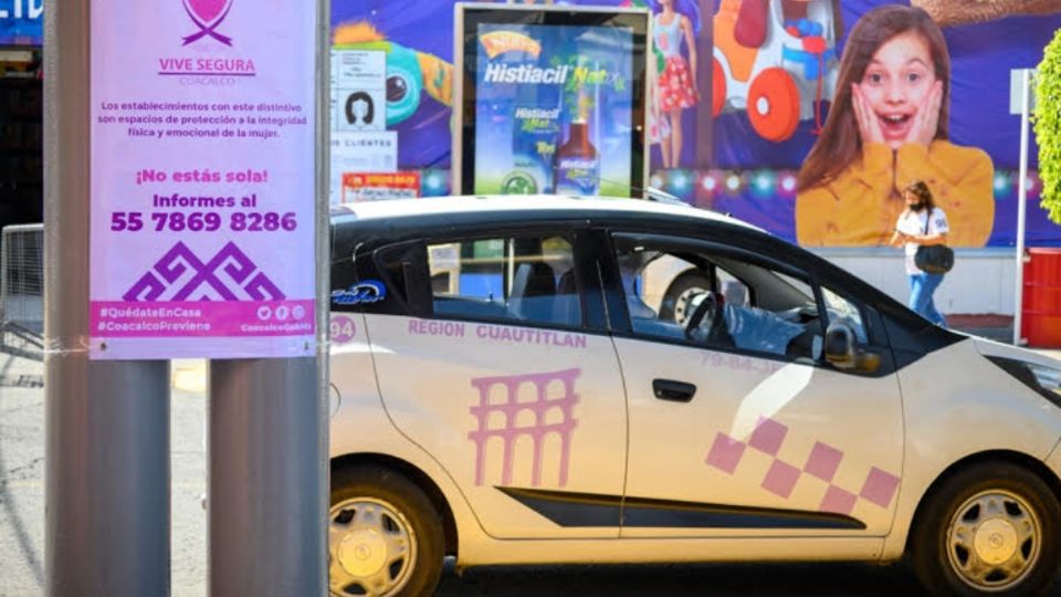 Bases de taxis y transporte público, así como comercios, son lugares que se han agregado al programa
municipal y que se estima pueda crecer mucho más al finalizar el año. Foto:  Especial