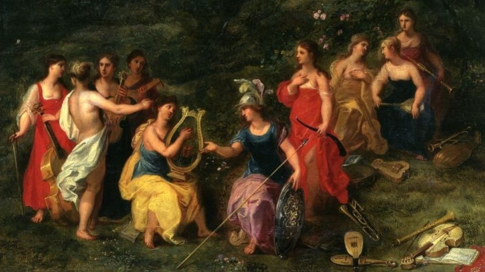 HENDRICK VAN BALEN. 'Minerva entre las Musas', 1620. Museum of King John III's Palace at Wilanów.