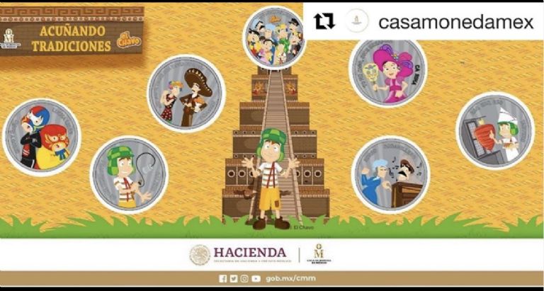 Monedas conmemorativas de El Chavo del 8