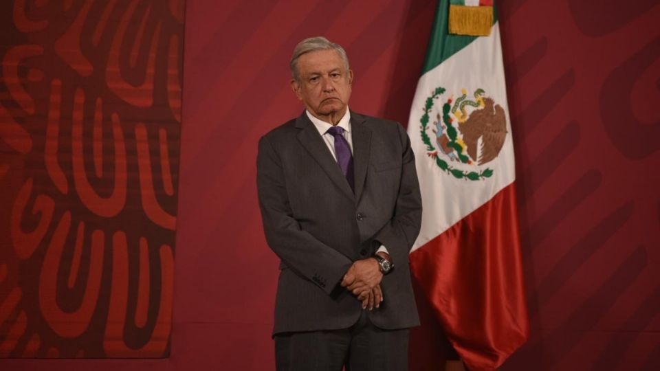 El presidente López Obrador durante La Mañanera. Foto: Daniel Ojeda