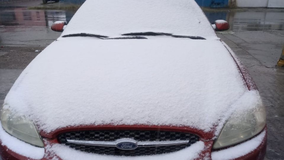 En la parte sur de Ciudad Juárez fue donde mayor cantidad de nieve cayó, de acuerdo con la Unidad Municipal de Protección Civil. Foto: Especial