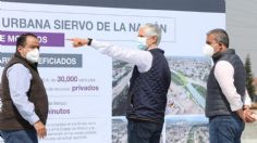 Alfredo Del Mazo supervisa obra de autopista "Siervo de la Nación" en Ecatepec