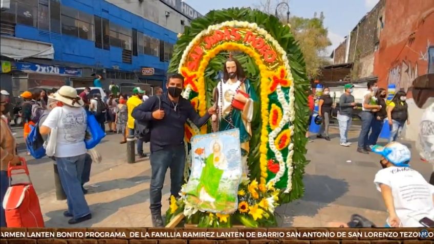 ¿Hizo una manda? Fernanda Tapia recorre la Iglesia de San Judas Tadeo