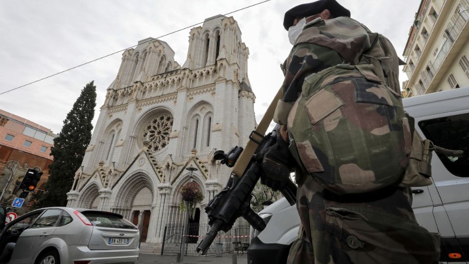 Miles de policías se desplegaron en la zona. Foto: AFP