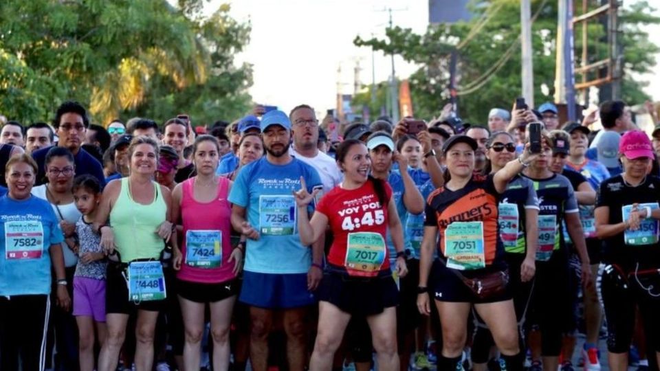 Competidores antes de iniciar carrera