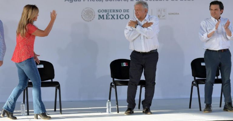 El mandatario federal estuvo de gira por Sonora FOTO: ESPECIAL 