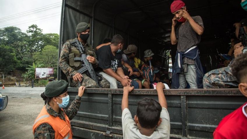 Despliegue de Guardia Nacional y migración en frontera sur por caravana migrante