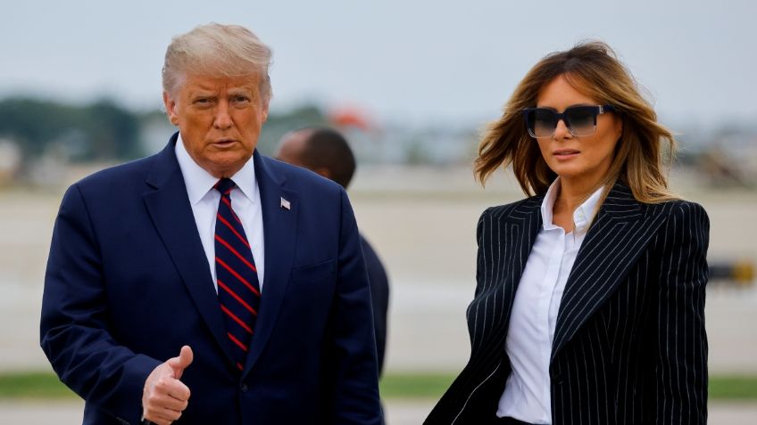 Médicos revelan estado de salud de Melania Trump tras dar positivo a Covid-19