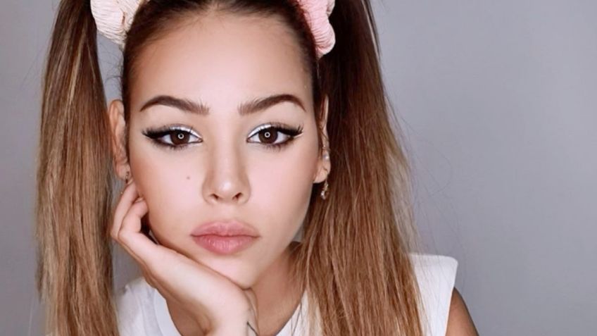 Danna Paola posa COQUETA en Instagram y la comparan con Ariana Grande: FOTO