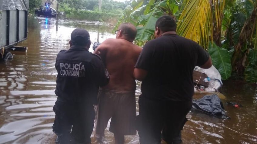 Fuertes lluvias golpean a la comunidad de Motul en Yucatán; se registran inundaciones